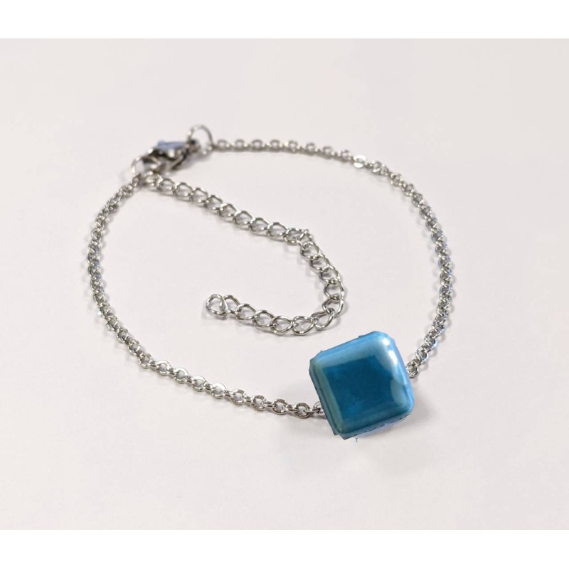 Kostibas 1513-866AB, Βραχιόλι, Ατσάλι, Με μοτίφ, Μπλε