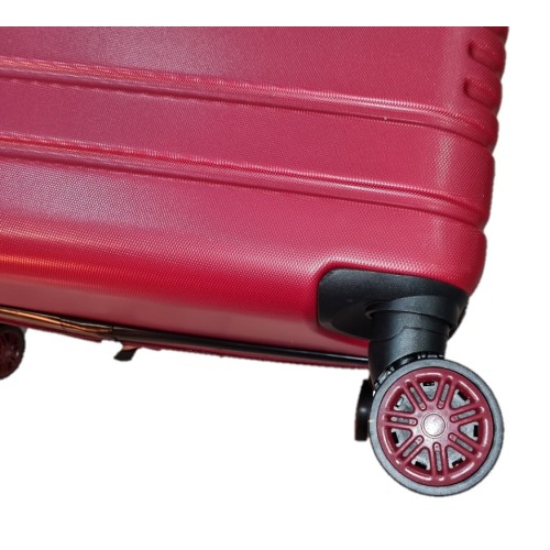 Rain RB80114D, Set Double 65-55cm, Σκληρή, Κόκκινο