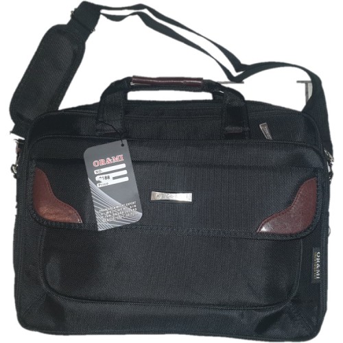 ORMI L2188, Τσάντα Laptop 15,6, Ύφασμα, Μαύρο