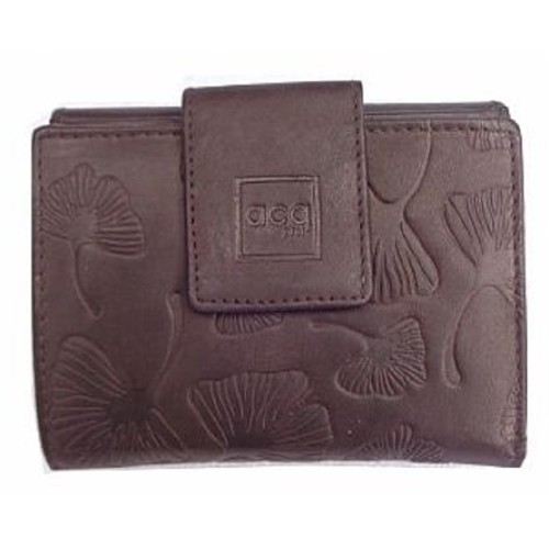 LEY12 Δερμάτινο Γυναικείο Πορτοφόλι, Καφέ