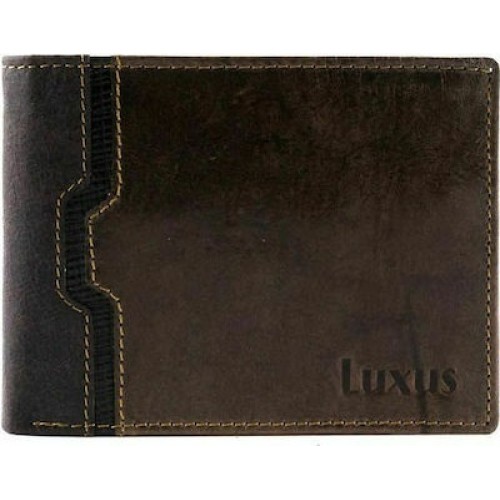 Ανδρικό Πορτοφόλι, Luxus ART 4300, Καφέ