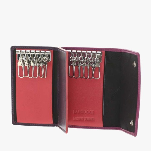 Bartuggi 507-7790, Κλειδοθήκη, Δέρμα, Μωβ