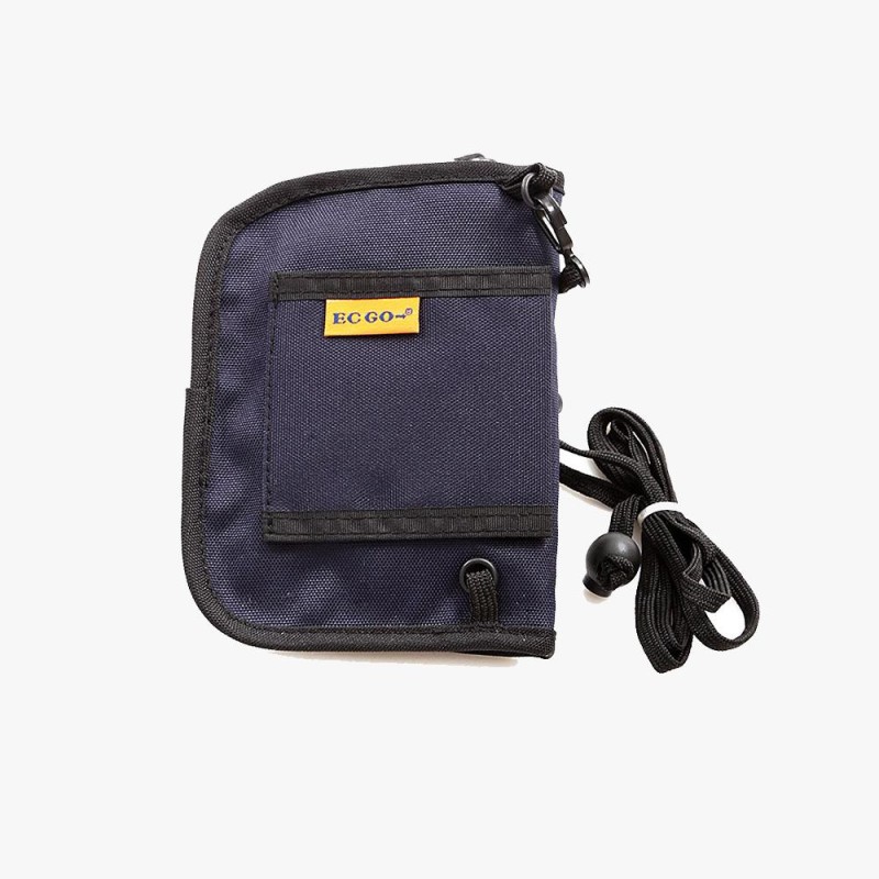 ECGO 177-0040, Θήκη Εγγράφων και Διαβατηρίων, Ύφασμα, Μπλε