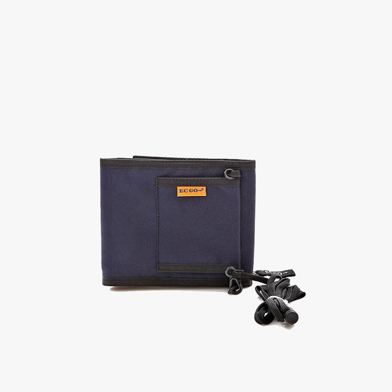 ECGO 177-0041, Θήκη Διαβατηρίων και Εγγράφων, Ύφασμα, Μπλε