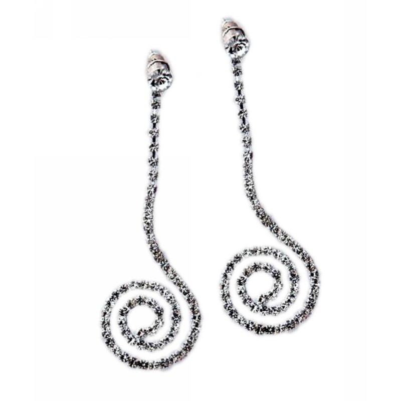 Kostibas 3021-034C, Αρχαιοελληνικά, Στρας, Ασημί 