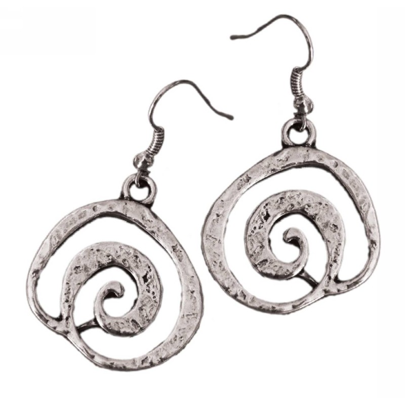 Kostibas 3010-116A , Σκουλαρίκια Αρχαιοελληνικά, Μεταλλικό, ΤΕ, Ασημί 