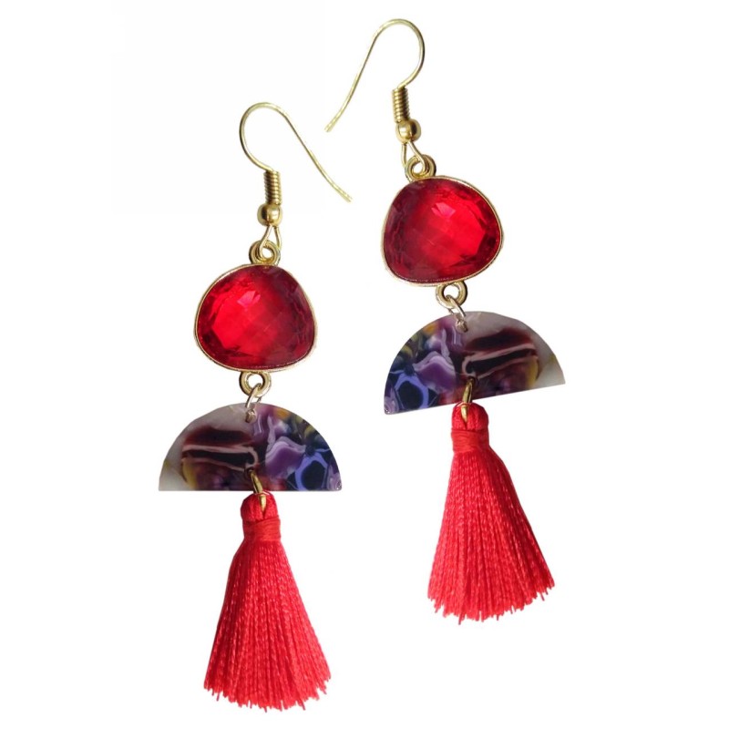 Kostibas 3035-645U, Plexiglass, Γυαλί, ΤΕ, Κόκκινο