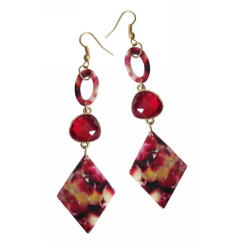 Kostibas 3035-644U, Plexiglass, Γυαλί, ΤΕ, Κόκκινο