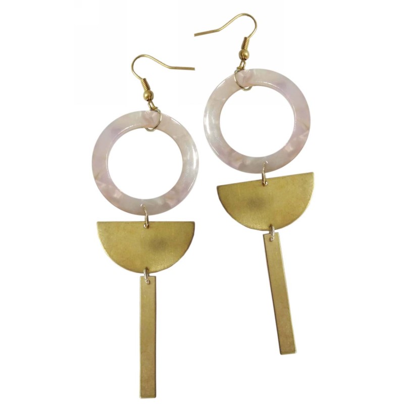 Kostibas 3035-642E, Plexiglass, Γυαλί, Εκρού