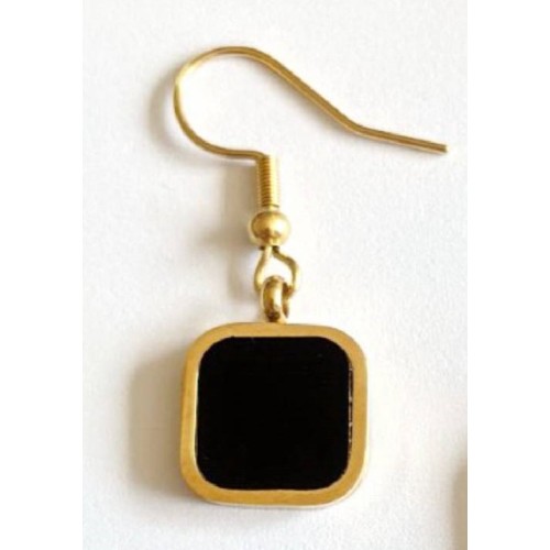 Kostibas 3013-953XM, Σκουλαρίκια, Ατσάλι, ΤΕ, Χρυσό/Μαύρο 