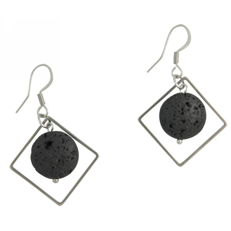 Kostibas 3013-856AA, Σκουλαρίκια, Ατσάλι, ΤΕ, Λάβα 