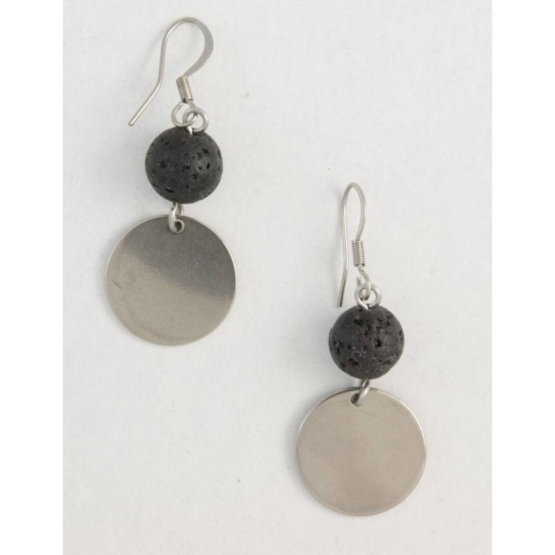 Kostibas 3013-853AA, Σκουλαρίκια, Ατσάλι, ΤΕ, Λάβα 