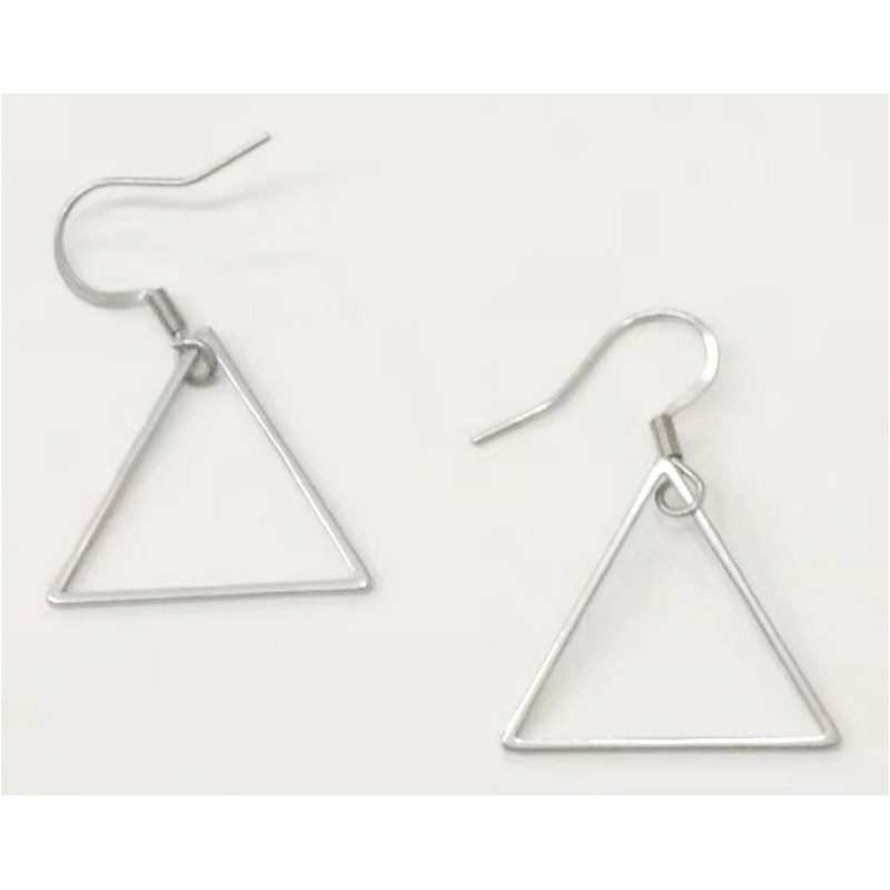 Kostibas 3013-819A, Σκουλαρίκια, Ατσάλι, ΤΕ, Ασημί 