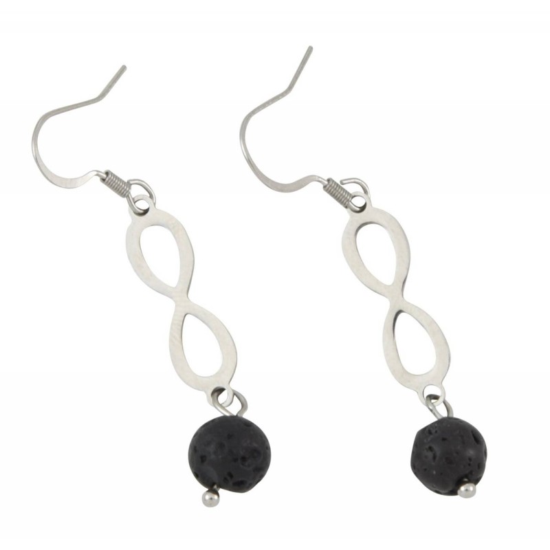 Kostibas 3013-804AA, Σκουλαρίκια, Ατσάλι, ΤΕ, Λάβα 