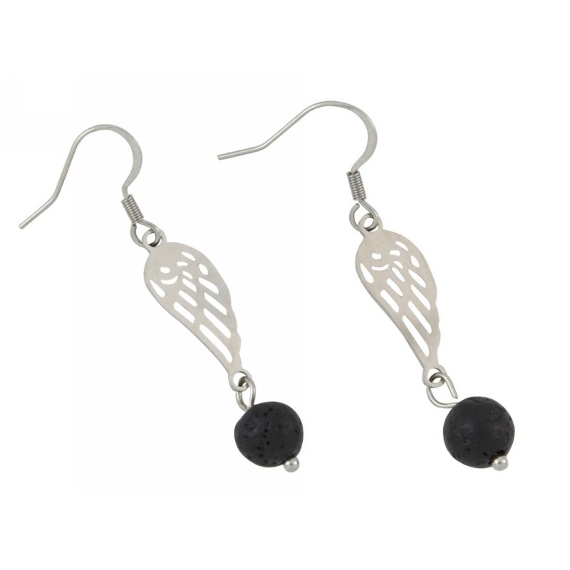 Kostibas 3013-801AA, Σκουλαρίκια, Ατσάλι, ΤΕ, Λάβα 