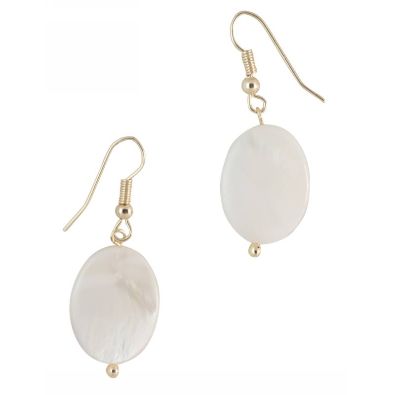 Kostibas 3015-844L, Σκουλαρίκια, Μοτίφ, ΤΕ, Λευκό 