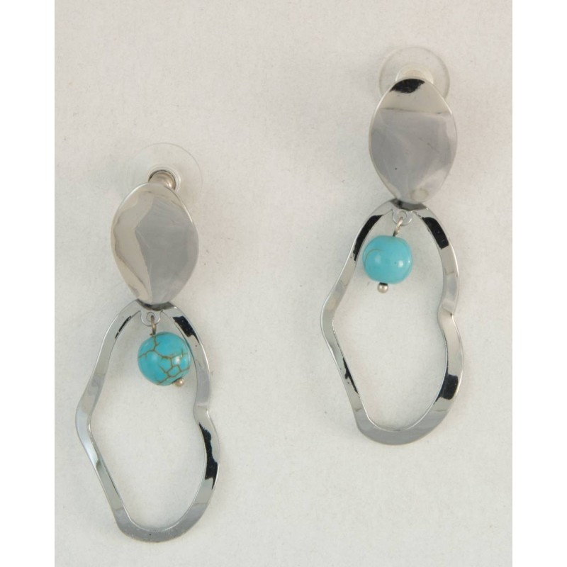 Kostibas 3014-889AD, Μοτίφ, Μεταλλικό, Ασημί 