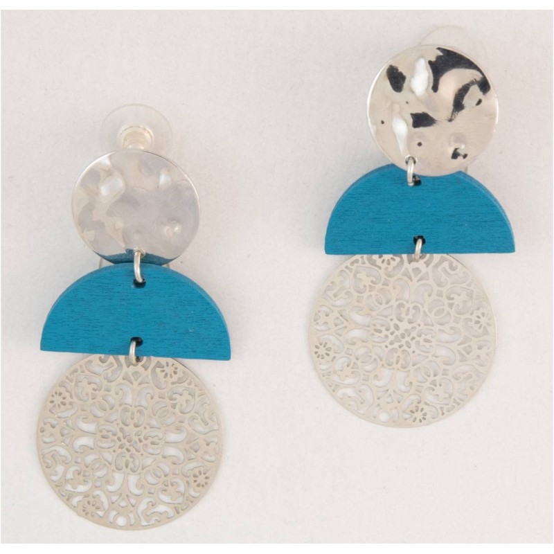 Kostibas 3018-833AT, Φιλιγκράν, Ξύλο, Τιρκουάζ 