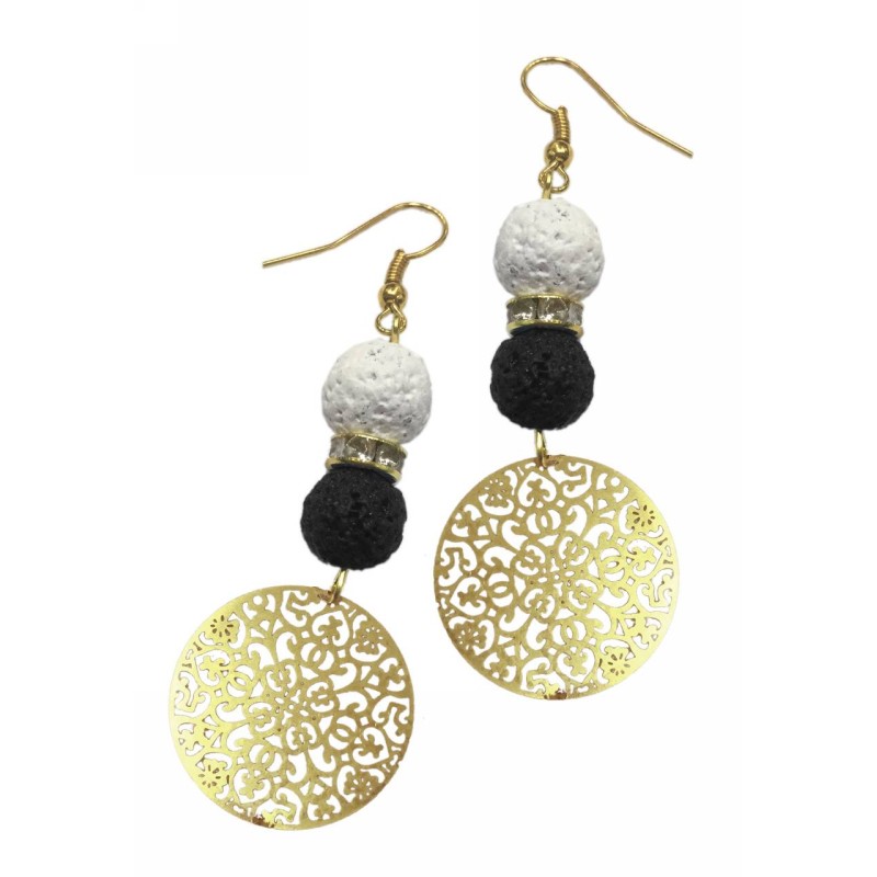 Kostibas 3014-626A, Φιλιγκράν, Πέτρα, Μαύρο