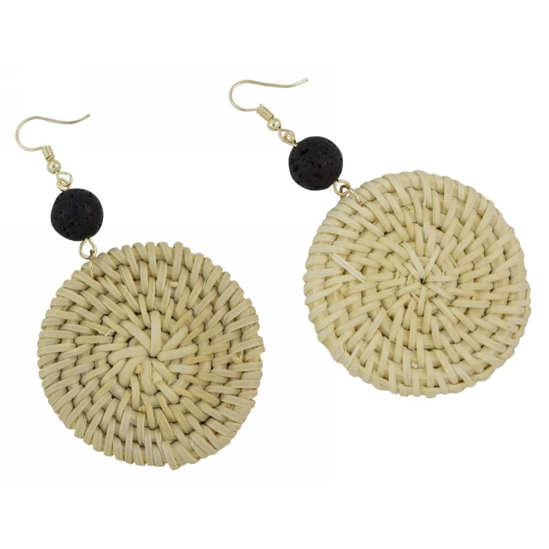 Kostibas 3018-808AE, Ψάθινο, Ξύλο, Εκρού