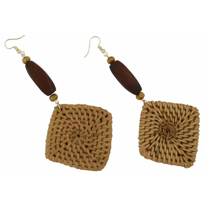 Kostibas 3018-807KK, Ψάθινο, Ξύλο, Καφέ 