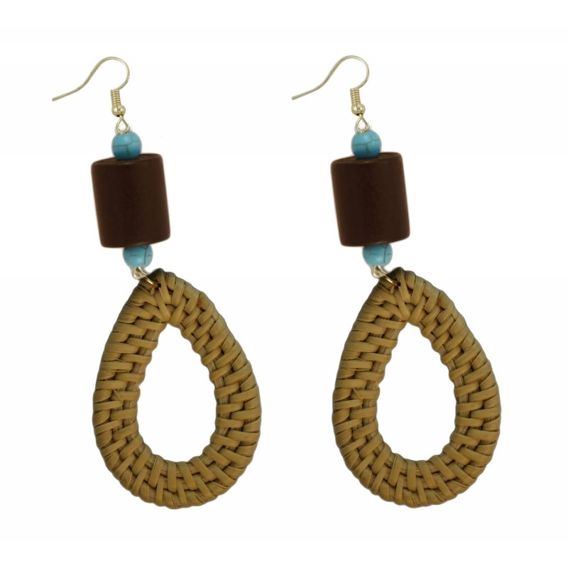 Kostibas 3018-806KK, Ψάθινο, Ξύλο, Καφέ