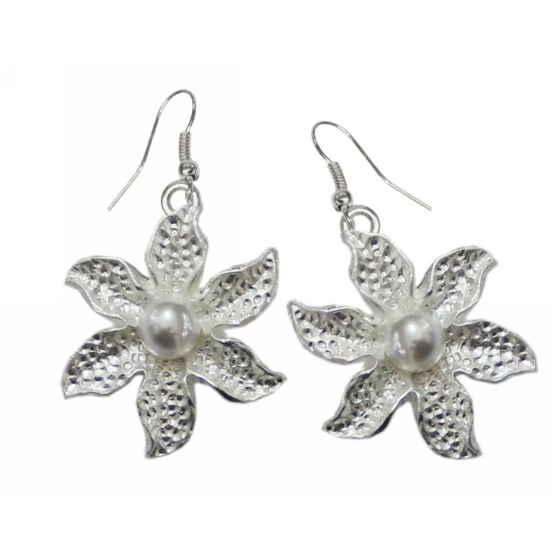 Kostibas 3014-505A, Μεταλλικά, Πέρλα, Ασημί 