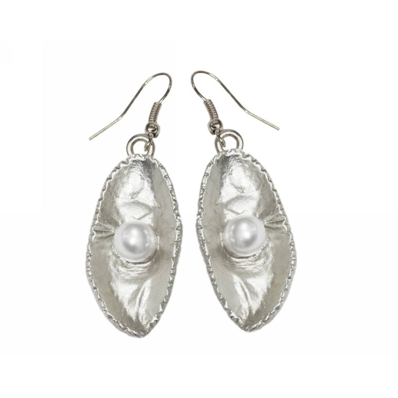 Kostibas 3014-504A, Μεταλλικά, Πέρλα, Ασημί 