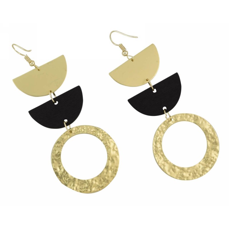 Kostibas 3018-810XM, Διάφορα Σχέδια, Μεταλλικό, Ξύλο, Μαύρο 