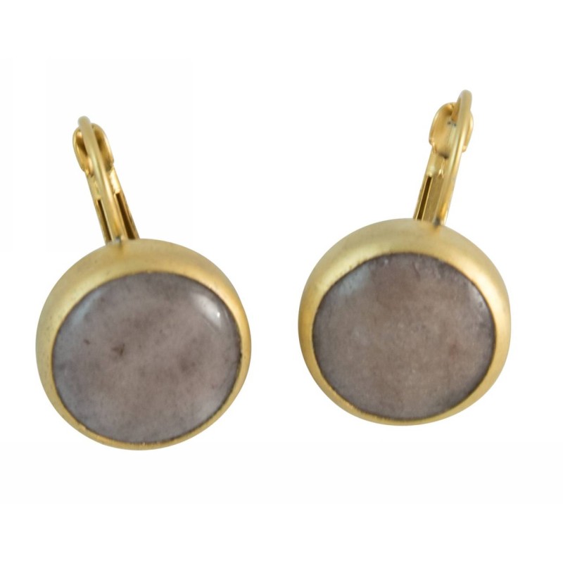 Kostibas 3014-895XR, Σκουλαρίκια, Μεταλλικό, Πέτρα, Ροζ