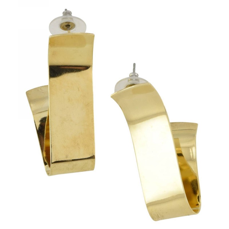 Kostibas 3012-781X, Σκουλαρίκια, Διάφορα Σχέδια, Μεταλλικό, ΤΕ, Χρυσό 