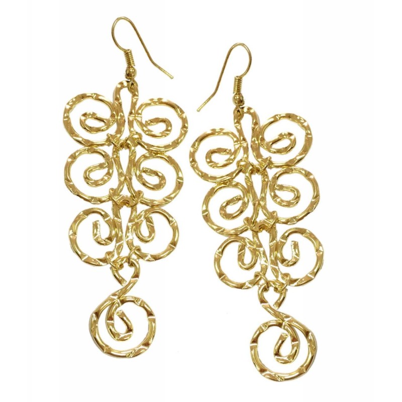 Kotsibas 3012-700X, Σκουλαρίκια, Διάφορα Σχέδια, Μεταλλικό, ΤΕ, Χρυσό 