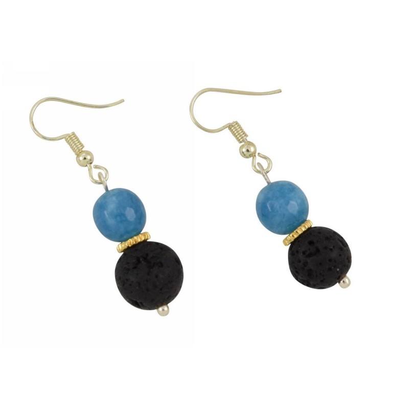 Kostibas 3025-806TA, Σκουλαρίκια, Πέτρα, Ημιπολύτιμο, ΤΕ, Τιρκουάζ 