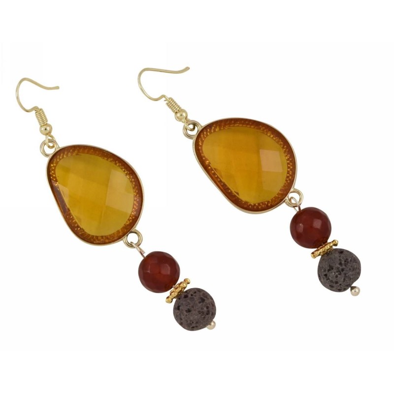 Kostibas 3025-803QK, Πέτρα, Ημιπολύτιμο, Κίτρινο 