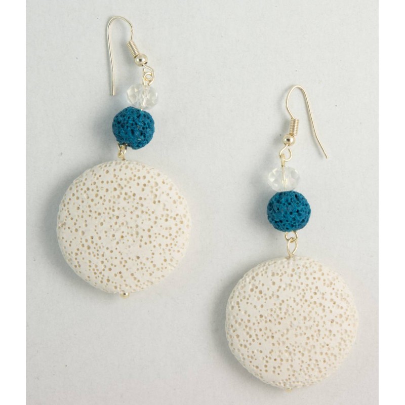 Kostibas 3014-877L, Σκουλαρίκια, Πέτρα, ΤΕ, Γαλάζιο 