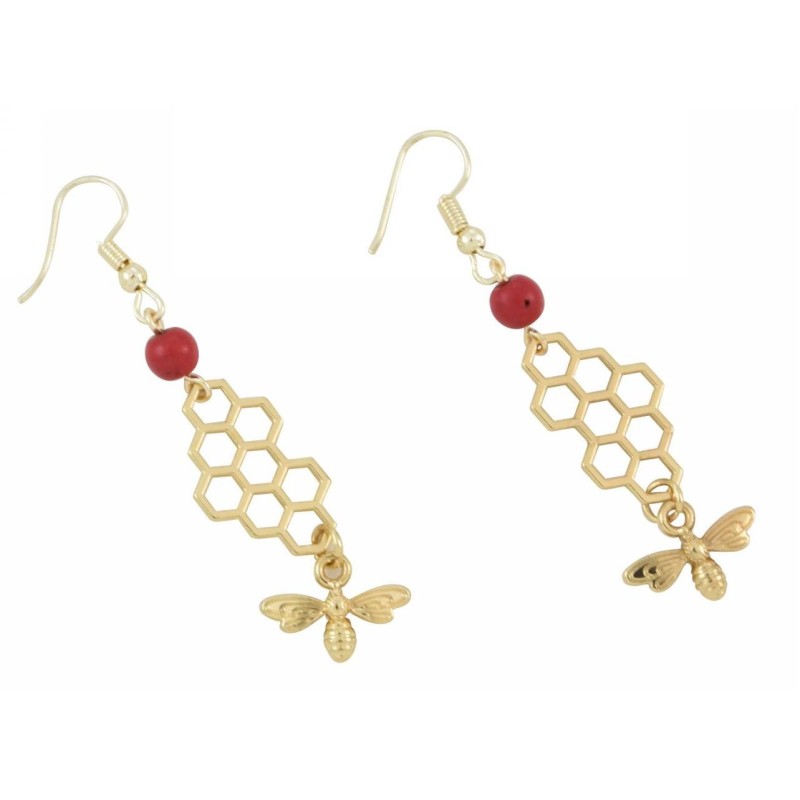 Kostibas 3014-858XE, Πέτρα, Μεταλλικό, Μέλισσα, ΤΕ, Κόκκινο 