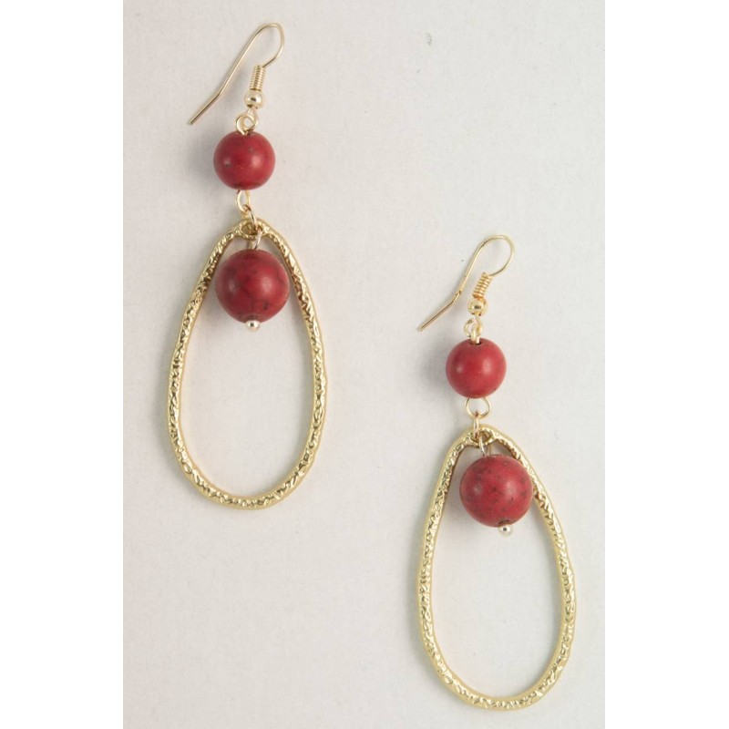 Kostibas 3014-851XE, Πέτρα, Μεταλλικό, Κόκκινο