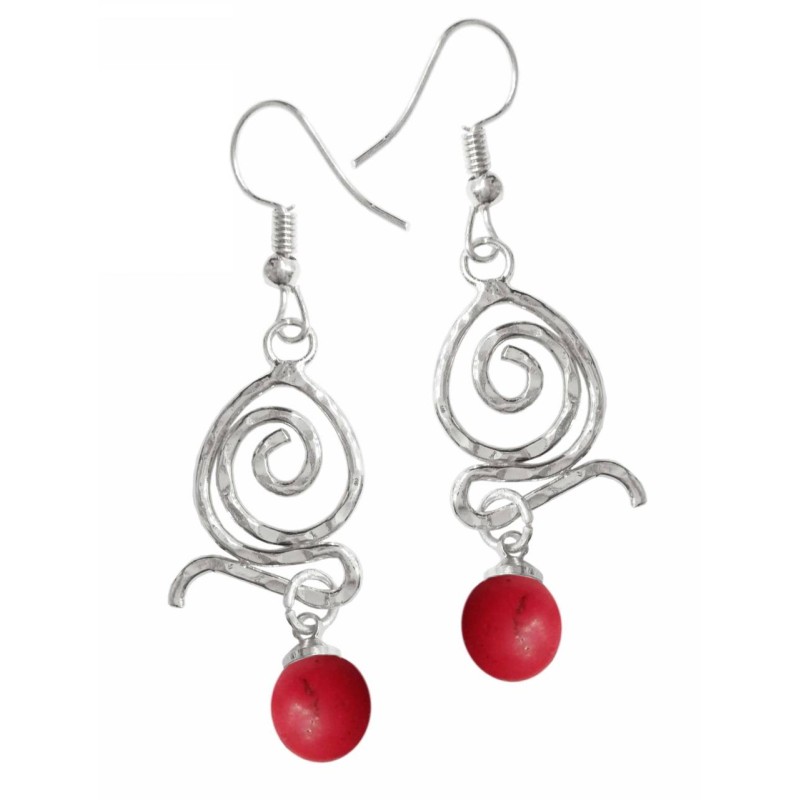 Kostibas 3014-761AE, Πέτρα, Μεταλλικό, Κόκκινο 