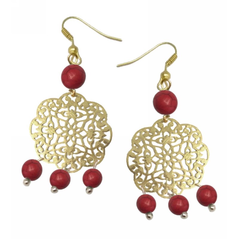 Kostibas 3014-712XE, Πέτρα, Μεταλλικό, Κόκκινο 