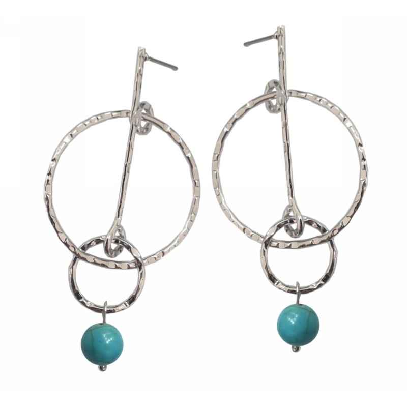 Kostibas 3014-635AD, Πέτρα, Μεταλλικό, Τιρκουάζ