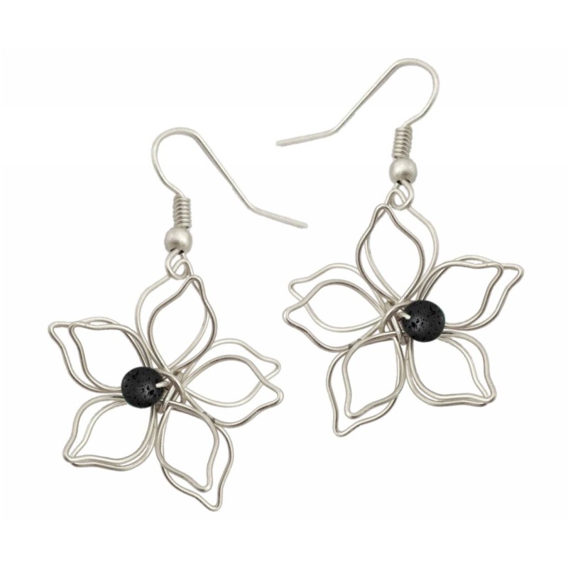 Kostibas 3014-631AA, Σκουλαρίκια, Πέτρα, Μεταλλικό, ΤΕ, Λάβα 