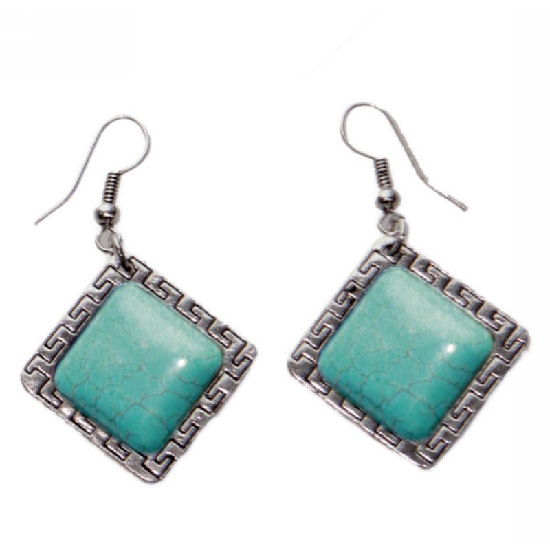 Kostibas 3014-106D, Πέτρα, Μεταλλικό, Τιρκουάζ 