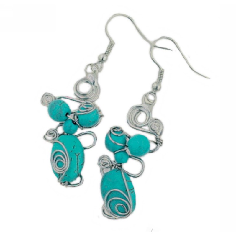 Kostibas 3014-036D, Πέτρα, Μεταλλικό, Τιρκουάζ 