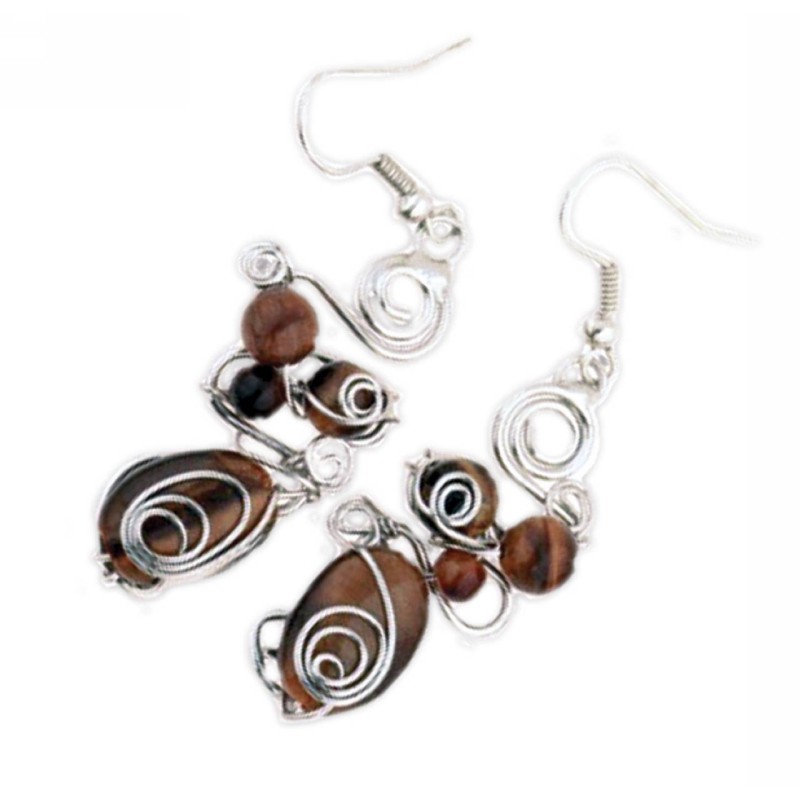 Kostibas 3014-036B, Πέτρα, Μεταλλικό, Καφέ 