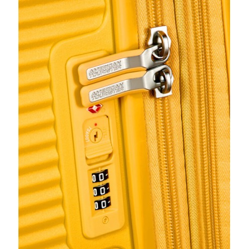 American Tourister 88472-1371, Soundbox Bass Yellow, Μικρή/Καμπίνας, Κίτρινο