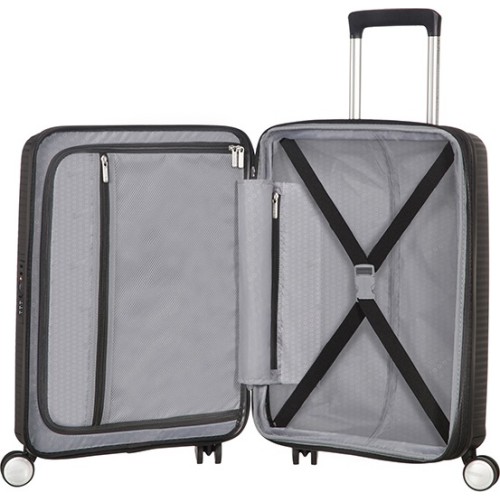 American Tourister 88472/3/4-1027, Σετ, Soundbox Bass Black, Μαύρο