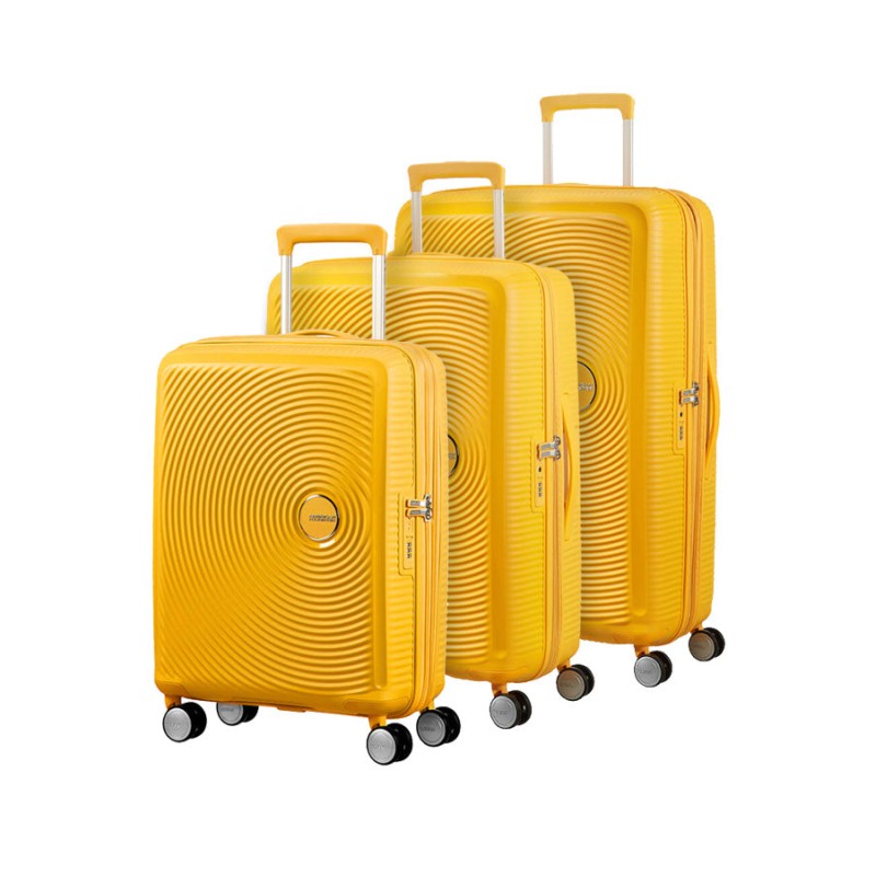 American Tourister 88472/3/4-1371, Σετ, Soundbox Bass, Κίτρινο
