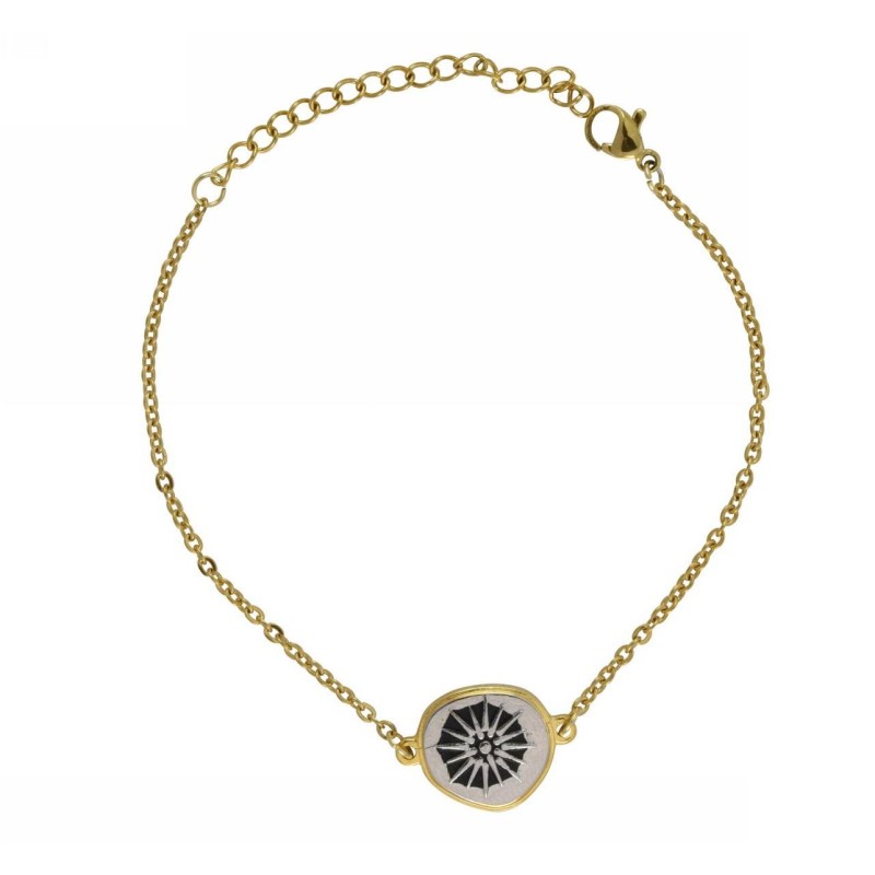 Kostibas 1513-808XB, Ατσάλι, Μοτίφ, Χρυσό 