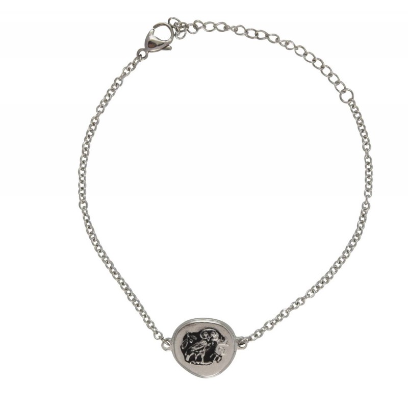 Kostibas 1513-808AC, Ατσάλι, Μοτίφ, Ασημί 