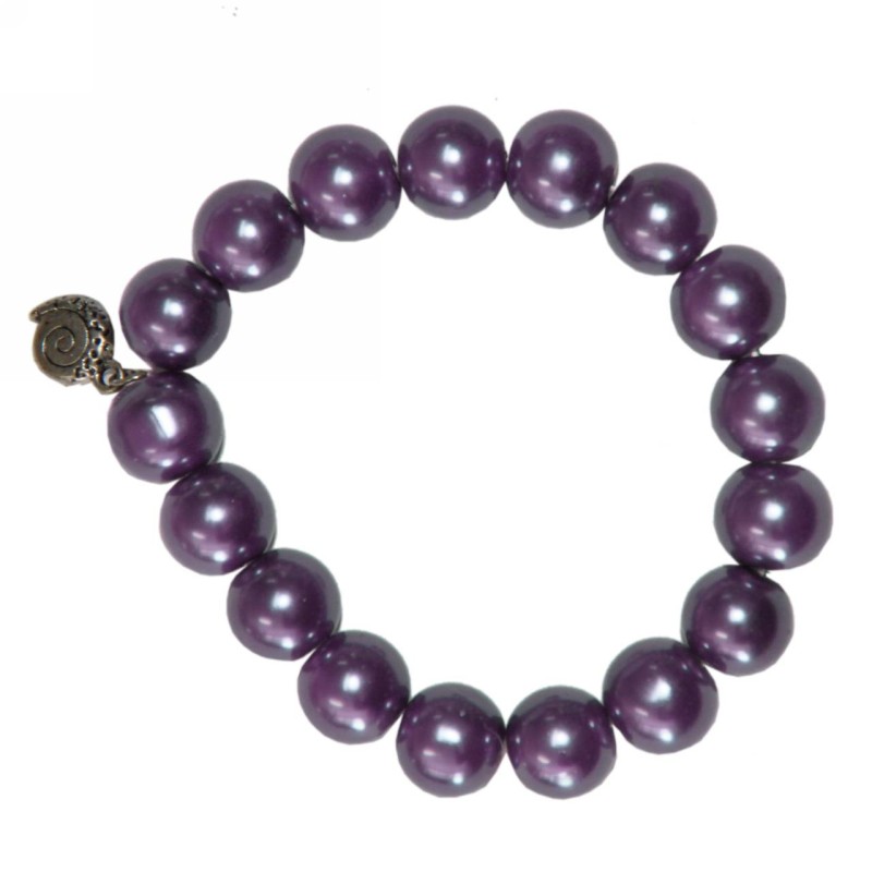 Kostibas 1522-302LJ, Γυαλί, Πέρλα, Μωβ 